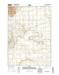 Nichols Reservoir Idaho Current topographic map, 1:24000 scale, 7.5 X 7.5 Minute, Year 2013