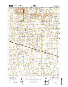 Norland Idaho Current topographic map, 1:24000 scale, 7.5 X 7.5 Minute, Year 2013