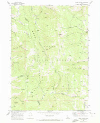 North Canyon Idaho Historical topographic map, 1:24000 scale, 7.5 X 7.5 Minute, Year 1969
