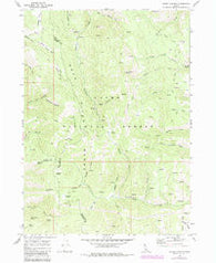 North Canyon Idaho Historical topographic map, 1:24000 scale, 7.5 X 7.5 Minute, Year 1969