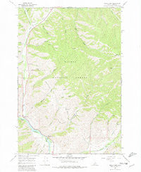 North Fork Idaho Historical topographic map, 1:24000 scale, 7.5 X 7.5 Minute, Year 1966