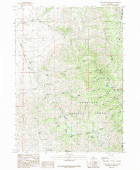 North Heglar Canyon Idaho Historical topographic map, 1:24000 scale, 7.5 X 7.5 Minute, Year 1985