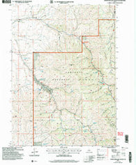 North Heglar Canyon Idaho Historical topographic map, 1:24000 scale, 7.5 X 7.5 Minute, Year 2001