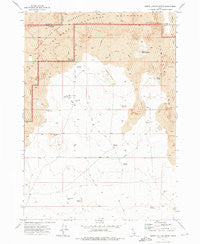 North Laidlaw Butte Idaho Historical topographic map, 1:24000 scale, 7.5 X 7.5 Minute, Year 1972