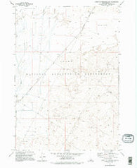 North Of Ryegrass Flat Idaho Historical topographic map, 1:24000 scale, 7.5 X 7.5 Minute, Year 1973