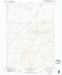 North Of Ryegrass Flat Idaho Historical topographic map, 1:24000 scale, 7.5 X 7.5 Minute, Year 1973