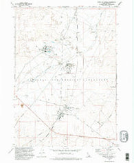 North Of Scoville Idaho Historical topographic map, 1:24000 scale, 7.5 X 7.5 Minute, Year 1973