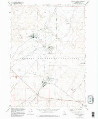 North Of Scoville Idaho Historical topographic map, 1:24000 scale, 7.5 X 7.5 Minute, Year 1973