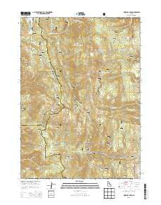 North Canyon Idaho Current topographic map, 1:24000 scale, 7.5 X 7.5 Minute, Year 2013