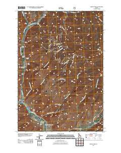 North Fork Idaho Historical topographic map, 1:24000 scale, 7.5 X 7.5 Minute, Year 2011