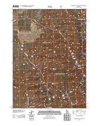 North Heglar Canyon Idaho Historical topographic map, 1:24000 scale, 7.5 X 7.5 Minute, Year 2011