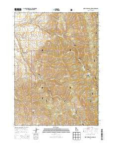 North Heglar Canyon Idaho Current topographic map, 1:24000 scale, 7.5 X 7.5 Minute, Year 2013
