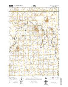 North Laidlaw Butte Idaho Current topographic map, 1:24000 scale, 7.5 X 7.5 Minute, Year 2013