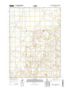 North of Ryegrass Flat Idaho Current topographic map, 1:24000 scale, 7.5 X 7.5 Minute, Year 2013
