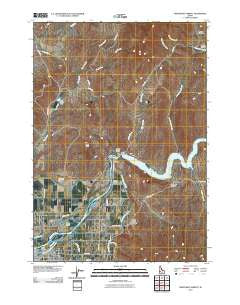 Northeast Emmett Idaho Historical topographic map, 1:24000 scale, 7.5 X 7.5 Minute, Year 2010