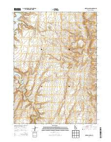 Norton Canyon Idaho Current topographic map, 1:24000 scale, 7.5 X 7.5 Minute, Year 2013