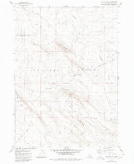 Notch Butte Idaho Historical topographic map, 1:24000 scale, 7.5 X 7.5 Minute, Year 1980