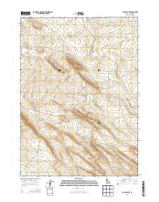 Notch Butte Idaho Current topographic map, 1:24000 scale, 7.5 X 7.5 Minute, Year 2013