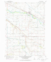 Notus Idaho Historical topographic map, 1:24000 scale, 7.5 X 7.5 Minute, Year 1957