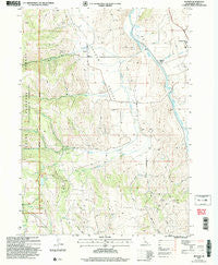 Nounan Idaho Historical topographic map, 1:24000 scale, 7.5 X 7.5 Minute, Year 2005