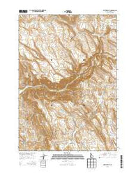 Nutmeg Flat Idaho Current topographic map, 1:24000 scale, 7.5 X 7.5 Minute, Year 2013