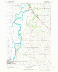 Nyssa Oregon Historical topographic map, 1:24000 scale, 7.5 X 7.5 Minute, Year 1965