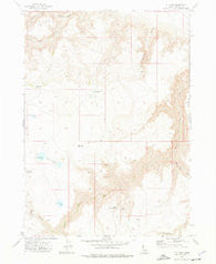 O X Lake Idaho Historical topographic map, 1:24000 scale, 7.5 X 7.5 Minute, Year 1972