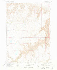 O X Lake Idaho Historical topographic map, 1:24000 scale, 7.5 X 7.5 Minute, Year 1972