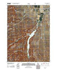 Oakley Idaho Historical topographic map, 1:24000 scale, 7.5 X 7.5 Minute, Year 2011