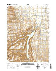 Oakley Idaho Current topographic map, 1:24000 scale, 7.5 X 7.5 Minute, Year 2013