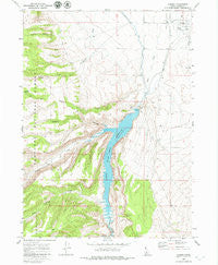 Oakley Idaho Historical topographic map, 1:24000 scale, 7.5 X 7.5 Minute, Year 1968