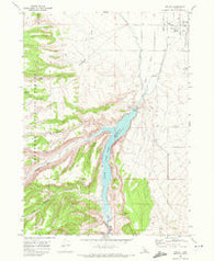 Oakley Idaho Historical topographic map, 1:24000 scale, 7.5 X 7.5 Minute, Year 1968