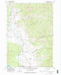 Obsidian Idaho Historical topographic map, 1:24000 scale, 7.5 X 7.5 Minute, Year 1963