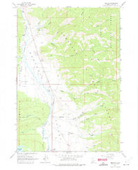 Obsidian Idaho Historical topographic map, 1:24000 scale, 7.5 X 7.5 Minute, Year 1963