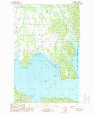Oden Bay Idaho Historical topographic map, 1:24000 scale, 7.5 X 7.5 Minute, Year 1989