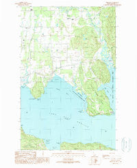 Oden Bay Idaho Historical topographic map, 1:24000 scale, 7.5 X 7.5 Minute, Year 1989