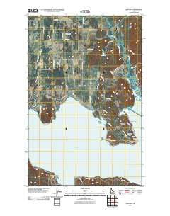 Oden Bay Idaho Historical topographic map, 1:24000 scale, 7.5 X 7.5 Minute, Year 2011