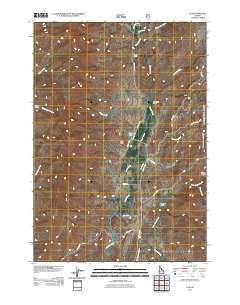 Ola Idaho Historical topographic map, 1:24000 scale, 7.5 X 7.5 Minute, Year 2011