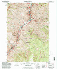 Old Timer Mountain Idaho Historical topographic map, 1:24000 scale, 7.5 X 7.5 Minute, Year 1995
