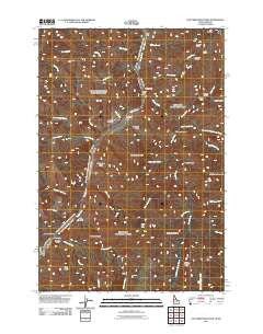 Old Timer Mountain Idaho Historical topographic map, 1:24000 scale, 7.5 X 7.5 Minute, Year 2011