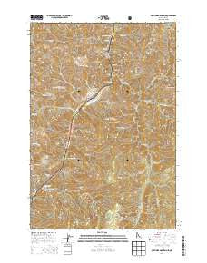 Old Timer Mountain Idaho Current topographic map, 1:24000 scale, 7.5 X 7.5 Minute, Year 2013
