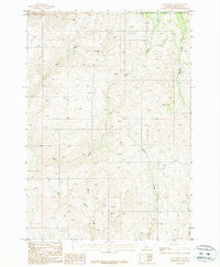 Olds Ferry NE Idaho Historical topographic map, 1:24000 scale, 7.5 X 7.5 Minute, Year 1987