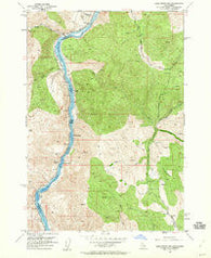Olds Ferry NW Idaho Historical topographic map, 1:24000 scale, 7.5 X 7.5 Minute, Year 1952