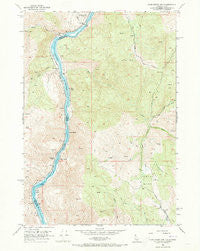 Olds Ferry NW Idaho Historical topographic map, 1:24000 scale, 7.5 X 7.5 Minute, Year 1952