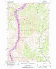 Olds Ferry NW Idaho Historical topographic map, 1:24000 scale, 7.5 X 7.5 Minute, Year 1952