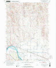 Olds Ferry SE Oregon Historical topographic map, 1:24000 scale, 7.5 X 7.5 Minute, Year 1952