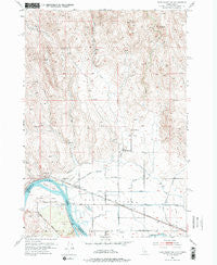 Olds Ferry SE Oregon Historical topographic map, 1:24000 scale, 7.5 X 7.5 Minute, Year 1952