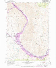 Olds Ferry Idaho Historical topographic map, 1:24000 scale, 7.5 X 7.5 Minute, Year 1952