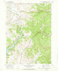 Oneida Narrows Reservoir Idaho Historical topographic map, 1:24000 scale, 7.5 X 7.5 Minute, Year 1969