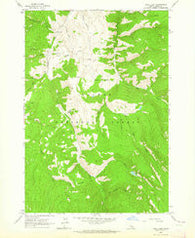 Opal Lake Idaho Historical topographic map, 1:24000 scale, 7.5 X 7.5 Minute, Year 1963
